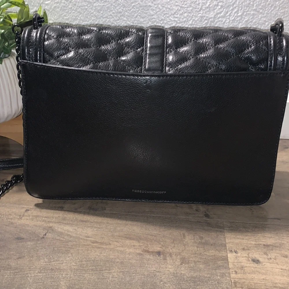 NWT REBECCA MINKOFF LOVE JUMBO QUILTED CROSSBODY - Picture 4 of 14